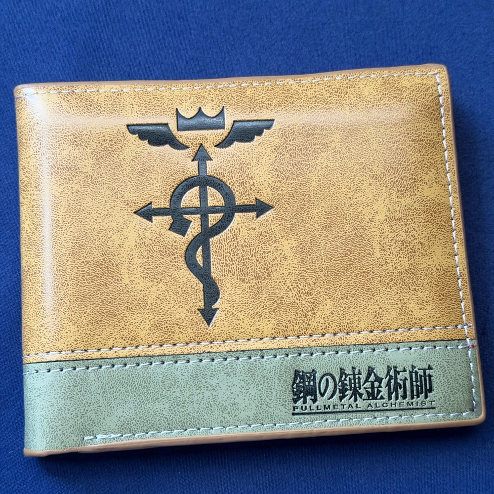 FMA Fullmetal Alchemist brand new high quality imitation leather anime wallet